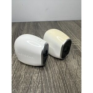 Netgear Arlo VMC3030 Wireless HD Security Camera Lot 2 White Indoor Outdoor Add
